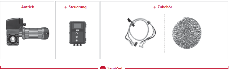 Marantec Semi-Set STA, STA FU-I für Federlose Sektionaltore